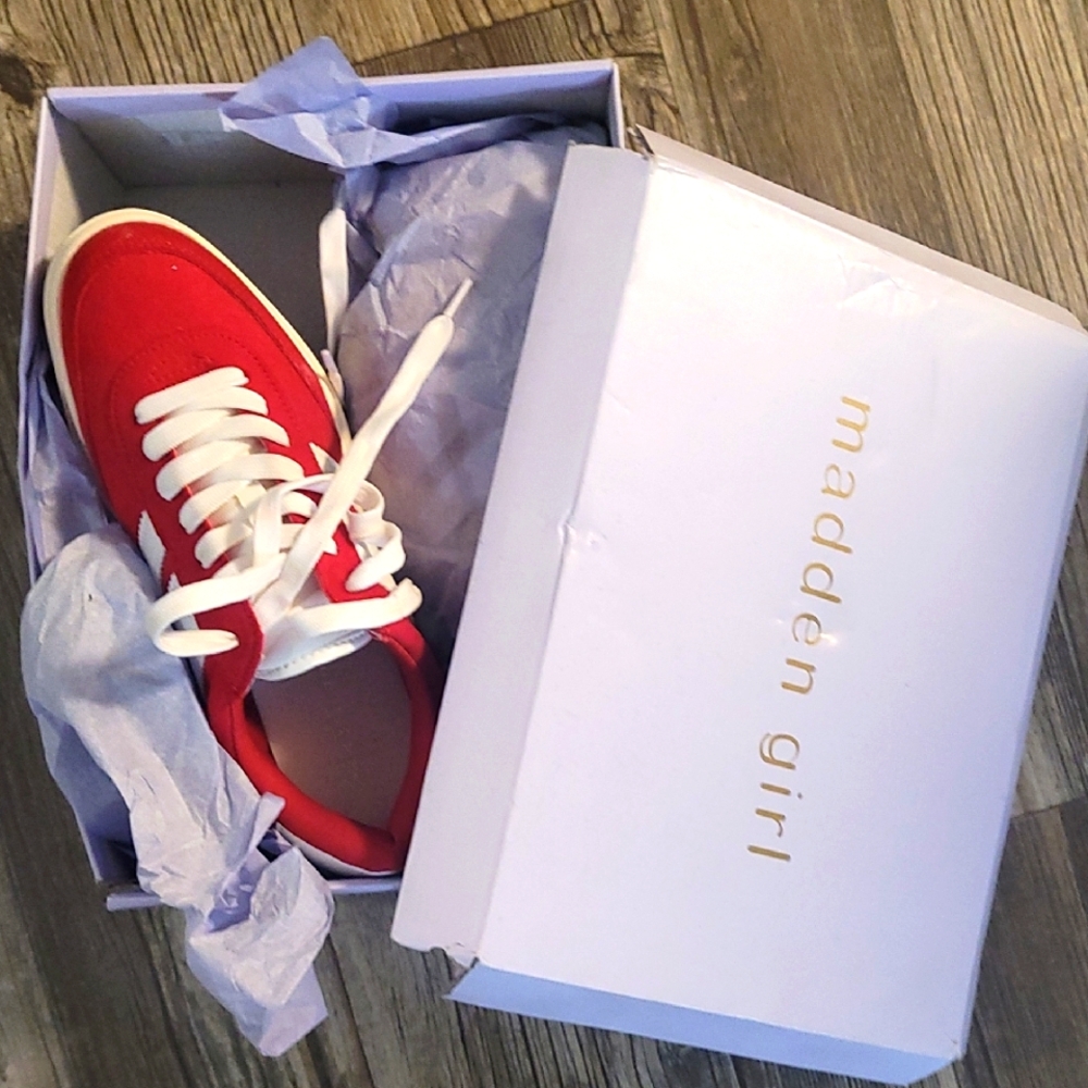 Madden Girl Red Sneakers